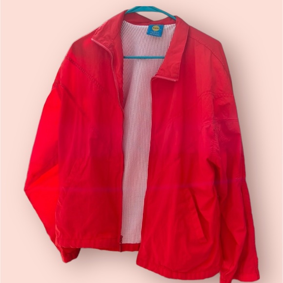 On Your Mark Red Vintage Jacket 1980s/1990s - Picture 1 of 3